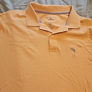 Margaritaville Men's L Light Orange Polo